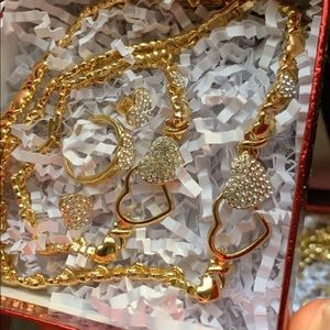 4 PCs jewelry sets